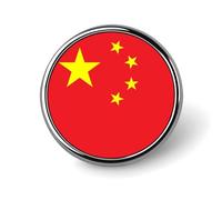 Broches Et Pins Tendance Avec Drapeau Chinois Breloques Chics En Forme De Carré De Cercle Cœur Badges De L'Amitié Bijoux Patriotiques Vintage Vêtements Écharpes Accessoires Cadeau