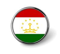 Broches Et Pins Tendance Avec Drapeau De La République Du Tadjikistan Breloques Chics En Forme De Carré De Cercle Cœur Badges Bijoux Patriotiques Vintage Vêtements Écharpes Accessoires Cadeau