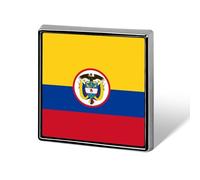 Broches Et Pins Tendance Avec Le Drapeau De La République De Colombie Breloques Chics Carrées Rondes Ou En Forme De Cœur Badges Bijoux Patriotiques Vintage Vêtements Écharpes Accessoires Cadeau