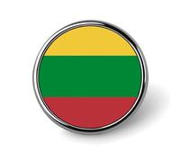 Broches Et Pins Tendance Avec Le Drapeau De La République De Lituanie Breloques Chics Carrées Rondes Ou En Forme De Cœur Badges Bijoux Patriotiques Vintage Vêtements Écharpes Accessoires Cadeau