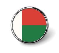 Broches Et Pins Tendance Avec Le Drapeau De La République De Madagascar Vintage Bijoux Fantaisie Créatifs Patriotiques Cadeaux Pour La Fête Des Pères Les Affaires Les Mariages