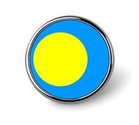 Broches Et Pins Tendance Avec Le Drapeau De La République Des Palaos Breloques Chics En Forme De Carré De Cercle Cœur Badges Bijoux Patriotiques Vintage Vêtements Écharpes Accessoires Cadeau