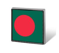 Broches Et Pins Tendance Avec Le Drapeau De La République Populaire Du Bangladesh Breloques Chics En Forme De Carré De Cercle Cœur Badges Bijoux Patriotiques Vintage Vêtements Accessoires Cadeau