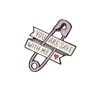 Broches Femme YOU WITH ME ARE Broche Unisexe pour Coeur Mode Broche Pin Up (multicolor, One Size)