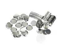 Broches magnétiques for boutons de réfrigérateur, 100 pièces, pièces de badges vierges, matériaux de fabrication, 25MM/37MM/44MM/58MM, bricolage efficace(58mm)