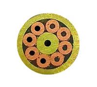 通用 Broches mosaïques pour manche de couteau Custom Knives Blank Scales Grips Blades, EDC Pocket Chasse Couteau pliant Pivot Pin, 9,5 cm (5 mm, A)