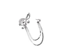 Broches pour costume homme Épinglette de costume for hommes | Chaîne de fleurs de note de musique personnalisée
