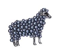 Broches Pour Femmes,3 Styles Délicat Créatif Perle Animal Mouton Broche Broches Corsage Pour Femme Homme,Accessoires De Réunion De Fête Pour Vêtements,Épingles De Sûreté Clips De Che