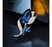 broches pour femmes Mode Cristal Tulipe Fleur Broche Femme Corsage Partie De Mariage Épingle Écharpe Broches Accessoires libellule broches