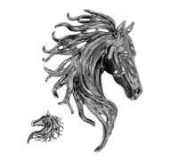 Broches Pour Femmes - Mode Esthétique,Broche Cheval Pour Vêtements Unisexe - Pour Adolescents, Épouse, Mari, Fils, Fille, Famille, Hommes, Femmes, Garçons, Filles,