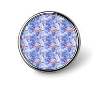 Broches rondes à imprimé tortue colorée pour sacs à dos, boutons de sublimation pour vêtements, chapeaux, décoration, badge rond en métal, épingle à revers pour homme, accessoire de costume