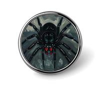 Broches rondes - Accessoires de costume - Épingle à revers de style rétro - Broche vintage - Cadeau pour femme et homme - Souvenir, Circular, Aluminium, Alliage d'aluminium