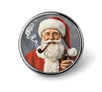 Broches rondes - Accessoires de costume - Épingle à revers de style rétro - Broche vintage - Cadeau pour femme et homme - Souvenir, Circular, Aluminium, Alliage d'aluminium