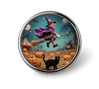 Broches rondes et mignonnes en émail représentant une fourmi argentée du Sahara en quête de nourriture, style clown volant, unisexe, pour vêtements, chapeaux, sacs et sacs à dos.