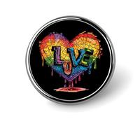 Broches rondes personnalisées pour la sensibilisation à l'autisme, puzzles d'amour, pour la décoration de vêtements