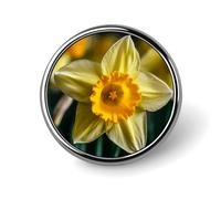 Broches rondes pour robe, costume, épinglette à revers papillon violet, broche vintage, cadeau pour femme et homme, souvenir, Circular, Aluminium, Alliage d'aluminium