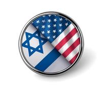 Broches rondes représentant le drapeau des États-Unis et des nations amies, à épingler pour col ou robe. Accessoires pour vêtements et manteaux.