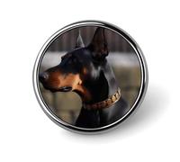 Broches rondes vintage avec motif carte du monde - Accessoire de costume - Cadeau pour femme et homme, Circular, Aluminium, Alliage d'aluminium