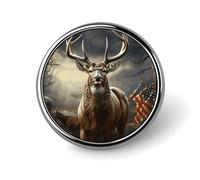 Broches rondes vintage avec motif carte du monde - Accessoire de costume - Cadeau pour femme et homme, Circular, Aluminium, Alliage d'aluminium