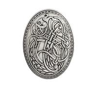 Broches scandinaves Totems de loup Épinglette de vêtements Attaches pour châle Écharpe Revers Mode Bijoux Mode Broche