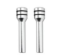 Broches Serrure Voiture Compatible Avec VW Pour Golf 4 5 7 6 MK4 2 Pièces Tige De Serrure De Porte De Voiture Goupille De Porte Bouton De Verrouillage Couvercle De Levage Pièces De Modification(Silver