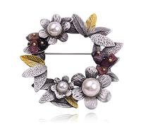 Broches Vintage à Grandes Feuilles pour Femmes, Couleurs, Broches en résine, Bouquets de Mariage, Bijoux végétaux