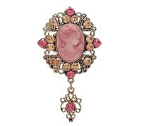 Broches Vintage Palace Cameo Lady Pour les Fêtes