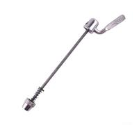 Brochette à dégagement rapide pour vélo d'entrainement - En acier - Poignée de levier à dégagement rapide - Compatible avec les vélos de montagne et de route sur plateforme d'entraînement - Argent