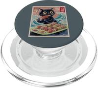 Brochette à Viande pour Chat Kebab, Viande grillée, Barbecue, Viande Japonaise PopSockets PopGrip pour MagSafe
