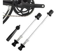 Brochette de roue ère, jeu de brochettes à dégagement rapide,Levier de boulon de clip de brochette à dégagement rapide antivol pliable - Poids léger détachable de tiges détachables de roue et