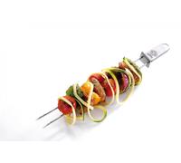 GEFU GE15420 Twinco Brochette Double Barbecue Acier Inoxydable Inox 32 x 2 x 2 cm Set de 2 Pièces