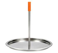Brochette verticale pour barbecue - En acier inoxydable - Support de poulet - Pour rôtir au charbon de bois - Grille verticale - Brochette à viande pour dinde et chachlyk