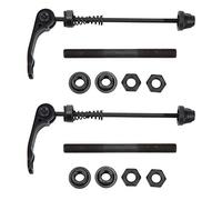 Brochettes à dégagement rapide pour cyclisme en montagne | Accessoire de moyeu d'essieu avant en alliage d'aluminium | Installation facile pour les vélos de montagne/route |