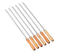 Brochettes À Kebab Pour Grillade,6 Pièces De Bâtonnets Barbecue Kebab | Brochettes Poulet Grillade - Pour La Maison, Le Jardin, La Cour, L'Extérieur, Pique-Nique, Camping, Fête Et Restaurant