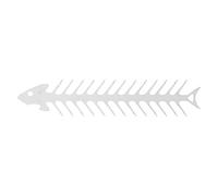 Brochettes de Barbecue réutilisables en Acier Inoxydable, Conception à Dents pour la Cuisine, tête en Forme d'animal, Cuisine (Fish Bone Type)