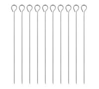 Brochettes De Barbecue Supplémentaires Qualité Alimentaire En Métal Antirouille 2 Plans Préférences Pour La Viande Les Légumes Les Grillades Poisson