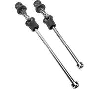 Brochettes de Blocage de Roue, Vélo de Route en Alliage D'aluminium, Antivol, Blocage Rapide des Roues de sécurité. (Noir)