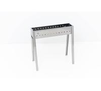 Brochettes de charbon Milano et Arrosticini en acier inoxydable de 50 cm