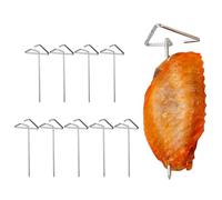 Brochettes de poulet pour friteuse à air comprimé | Brochettes verticales pour barbecue - Brochettes robustes pour barbecue, brochettes de poulet réutilisables, brochettes de viande