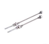 Brochettes de roue à dégagement rapide avec essieux en alliage pour équipement d'équitation de montagne et de route traité CNC (100/135 argenté)