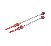 Brochettes de roue à dégagement rapide avec essieux en alliage pour équipement d'équitation de montagne et de route traité CNC (74/130 rouge)