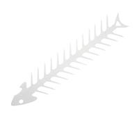 Brochettes en métal en forme d'os de poisson - Fourchette à rôtir réutilisable - Pour le camping - Brochettes de barbecue - Feu de camp