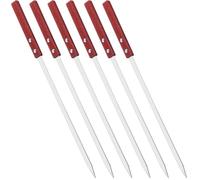 Brochettes Plates Grandes de Barbecue 6 Pièces en Acier Inoxydable