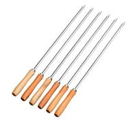 Brochettes pour barbecue et barbecue Ensemble de bâtonnets de poulet 6 | Brochettes de poulet à griller adaptées à la maison, aux fêtes, à l'arrière-cour, au restaurant, au patio et à la terrasse