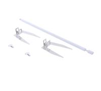 Brochettes rotatives en acier inoxydable de 28 cm/34 cm pour rôtir le poulet, la cuisine, le barbecue, la dinde pour barbecue en plein air, grillades en acier inoxydable