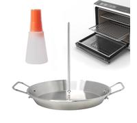 Brocheuse verticale pour le support de salive du four en acier inoxydable, acier inoxydable cuit au pasteur-skewer | Support de kebab de four sans d'égouttement, support