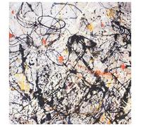 Brochier Soieries 1890 - Carré 90 - Pollock Number 18 (1950) - Multicolore - Femme