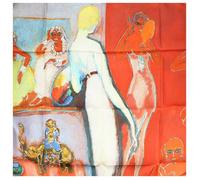 Brochier Soieries 1890 - Carré 90 - Van Dongen Amusement - Multicolore - Femme