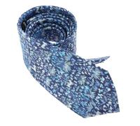 Brochier Soieries 1890 - Cravate Lyonnaise - Mille Fleurs - Bleu - Homme