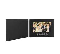 Brochure Vidéo, Cadre Photo Numérique avec Sac de Rangement D'autocollants de 1 Pack, Personnalisez Votre Propre Album Vidéo, Affichage IPS 5 ”, Construit en 128 M de Mémoire,